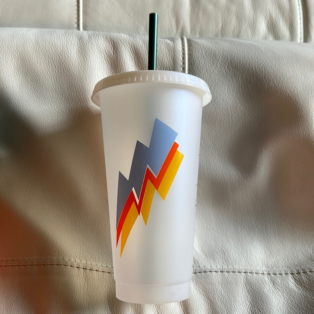 Set of 4 24oz Starbucks cold cups